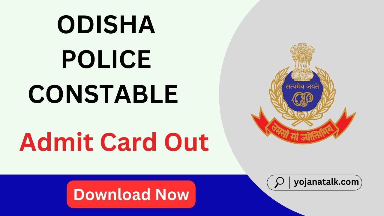 Odisha Police Constable Admit Card